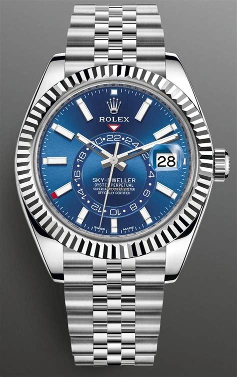 rolex sky dweller blue jubilee bracelet|rolex occasion sky dweller.